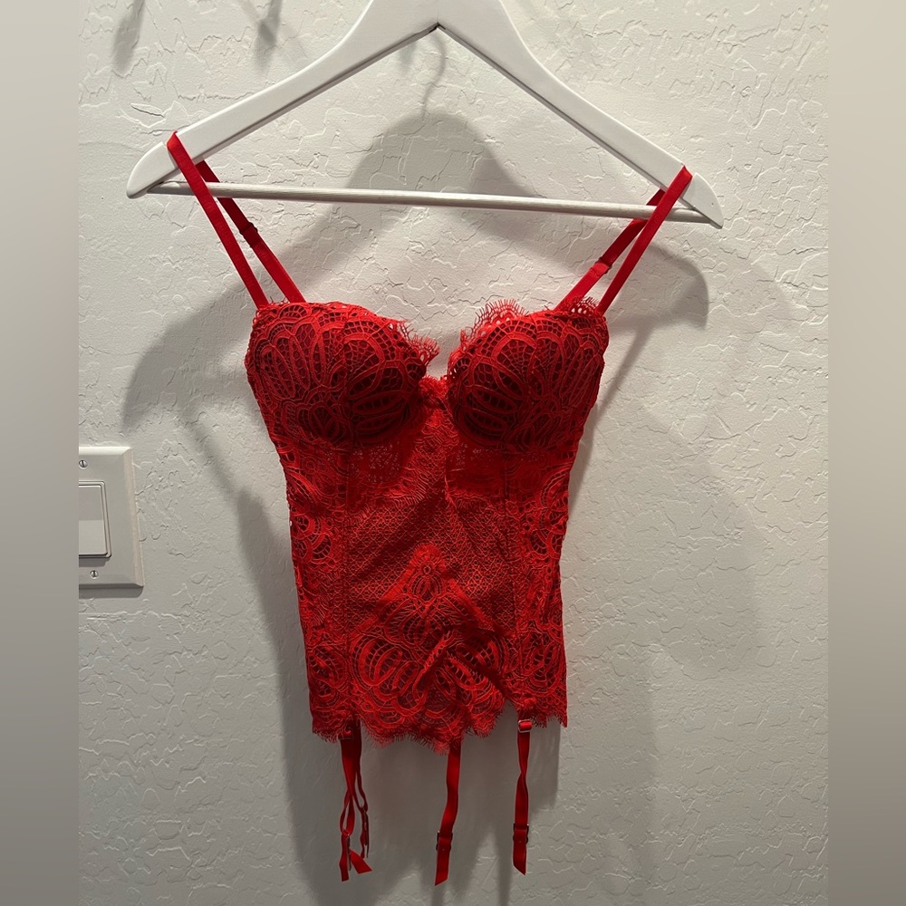 Victoria’s Secret Red Laced Corset